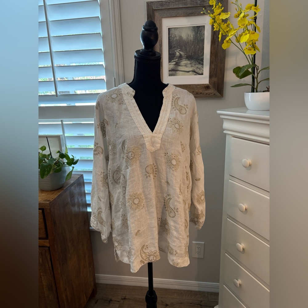 Johnny Was SKYLER TOP, XL